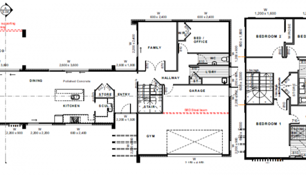 2 Levels 243 floor plan