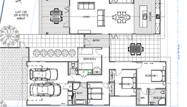 Beach House Option 1 floor plan